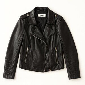 Classic Black Moto Leather Jacket